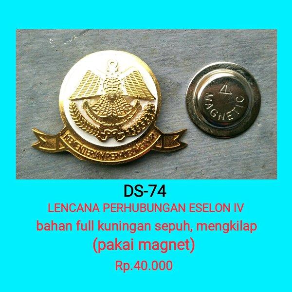 Ds-74 Lencana Perhubungan Eselon 4 - Pin Kementerian Perhubungan Ri