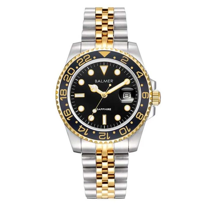 JAM TANGAN PRIA BALMER B.8133 JAM BALMER ORIGINAL 8133 SILVER GOLD