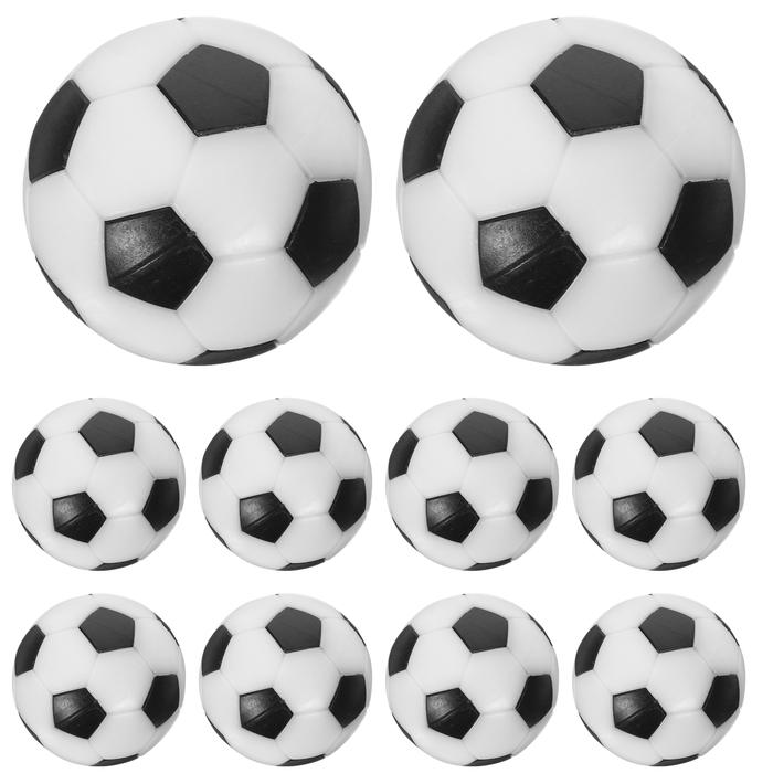 12 Pcs 31CM Classic Mini Football Toy Table Soccer Footballs Replacement Balls Tabletop Resin Soccer