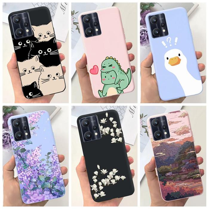 For Realme 9 Pro Plus Case RMX3392 RMX3393 Fundas Soft Silicone Phone Cover For Realme 9 Pro 5G Bump