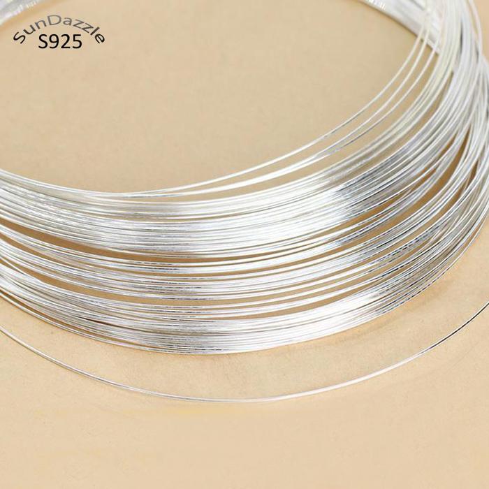 0.4-1.2mm Real Pure Solid 925 Sterling Silver Wire Thread Silver String Line Filament DIY Jewelry M