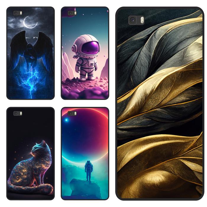 For Huawei ALE-L21 Funda For Huawei P8 Lite 2015 Case Cover Black TPU Silicone For Huawei P 8 Lite P