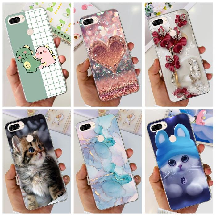 For Asus Zenfone Max Plus M1 ZB570TL X018D Case Luxury Marble Cat Soft Phone Case For ZenFone 3 Max