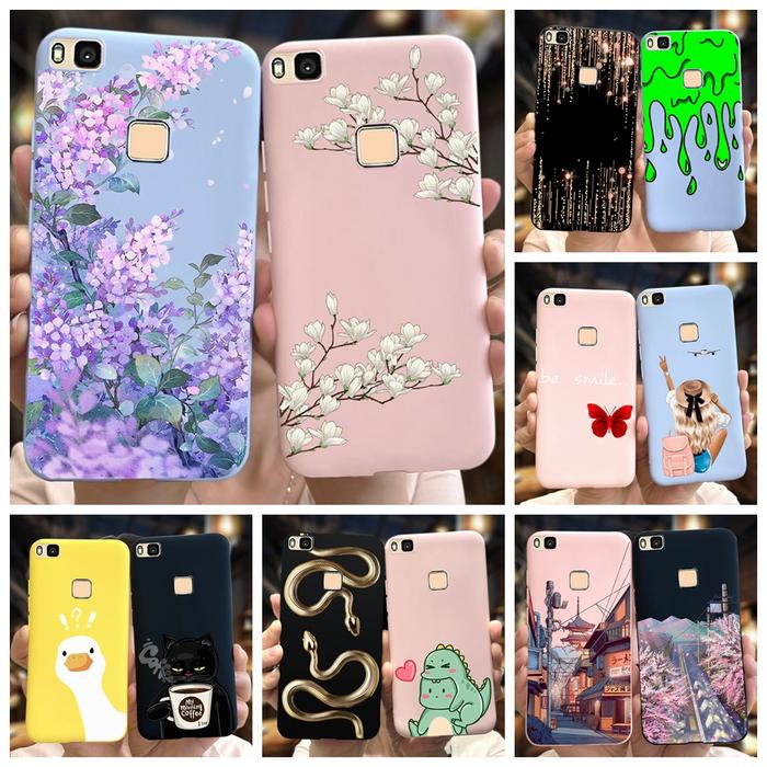For Huawei P9 Lite Case Popular Flower Cartoon Soft Slim Matte Phone Cover For Huawei P9Lite 2016 VN
