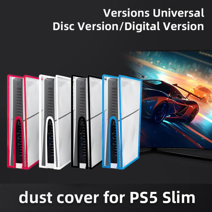 For PS5 Slim Console Dust Cover Dustproof Transparent Case Dustprevent Bag Game Accessories For Disc