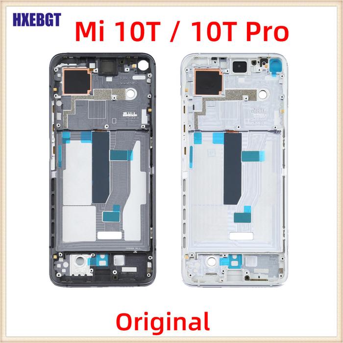 For Xiaomi Mi 10T / 10T Pro LCD Front Housing Middle Frame Bezel Chassis Shell Mi10T Smartphone Repa
