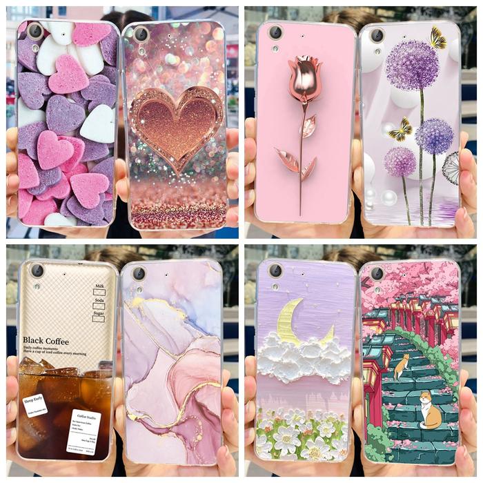 For Huawei Y6ii Case CAM-L03 Honor 5a Case Stylish Flower Pattern Silicone Clear Soft TPU Cover For