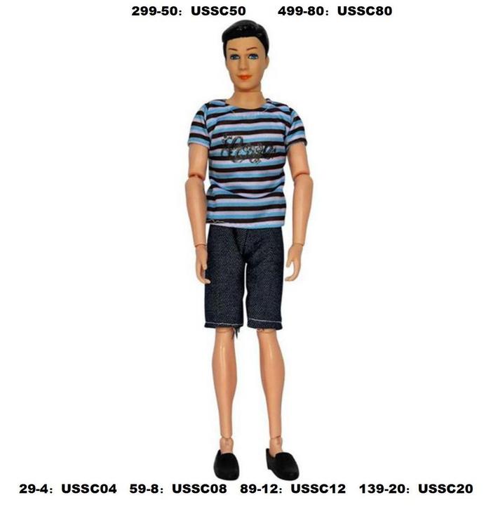Dolls Kids Toys 14 Joints Male Toys 12 Inch Figures Mini Clothes Shoes For Barbie Boy Friend Ken DIY