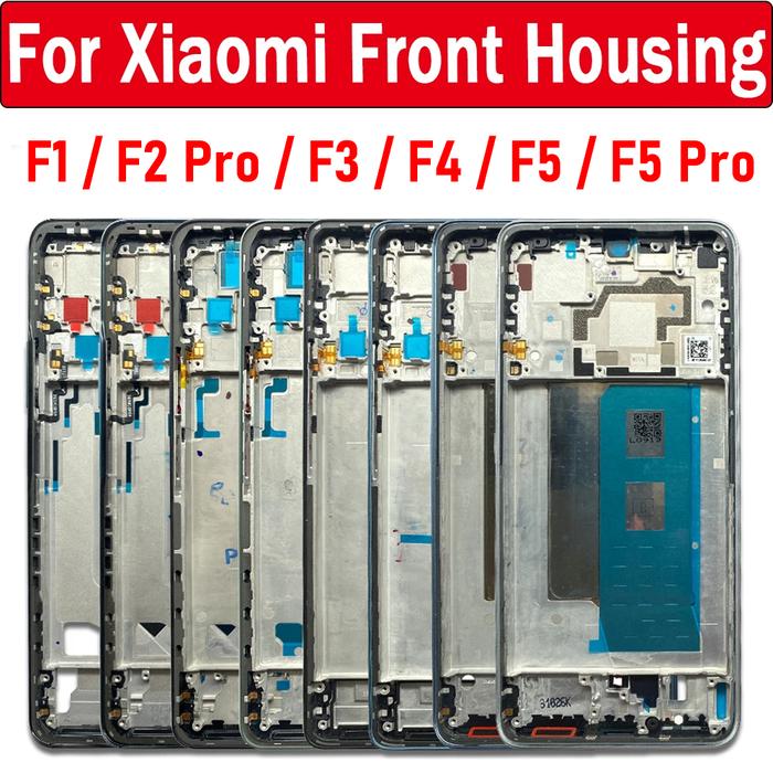 NEW Front Housing LCD Frame Bezel Plate Replacement Part For Xiaomi Poco F1 F2 Pro F3 F4 F5 Pro Fron