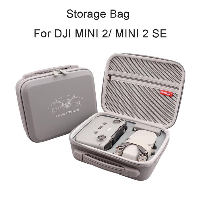 For DJI Mini 2/Mini 2 SE PU Storage Bag Carrying Case Remote Control Battery Drone Body Handbag For 