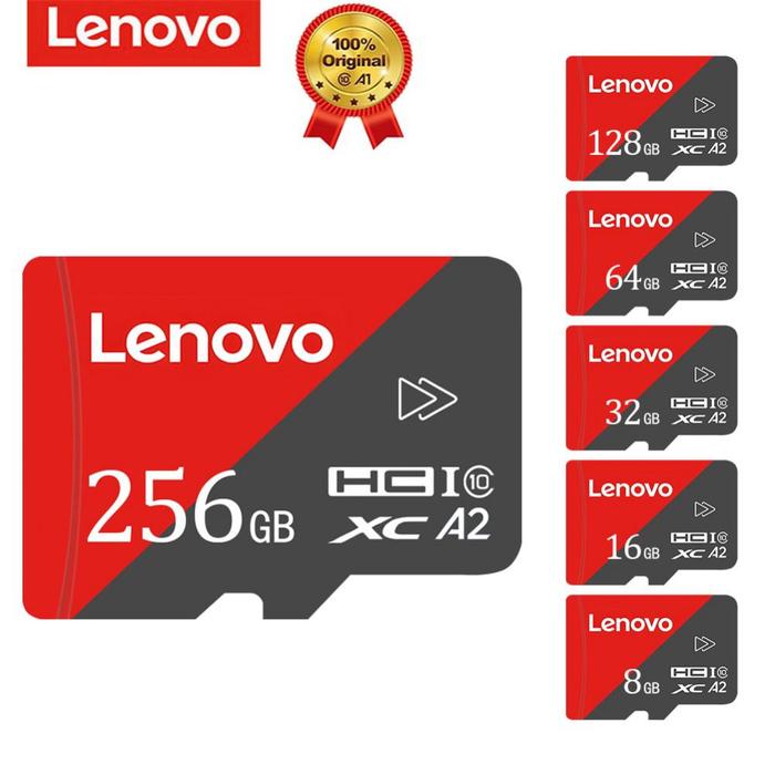 Lenovo SD Card 2TB Micro High Speed 1TB 256GB 512GB TF Flash Card 64GB 128GB Memory Card For Smartph