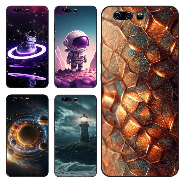 For Huawei P10 lite Silicone Soft Cover Phone black Case For Huawei P 10 lite Cute Cover Back Case F