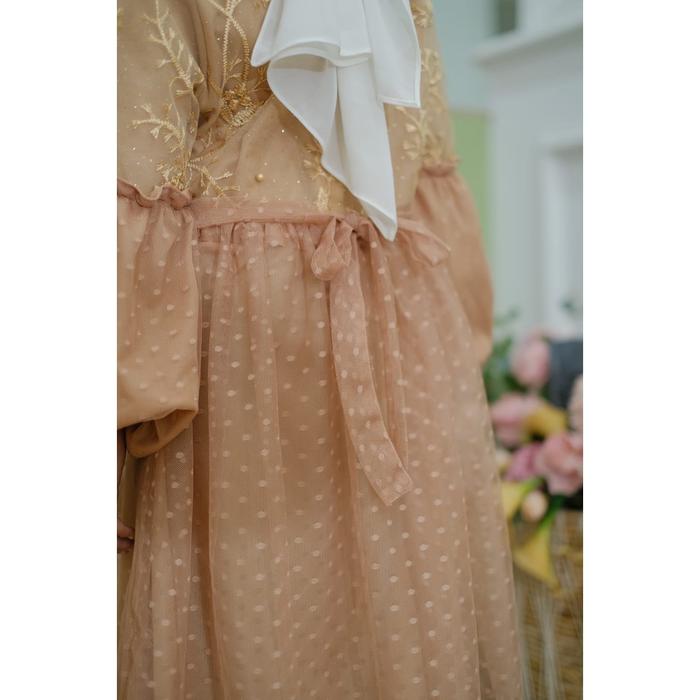 Zoe.Butiq Zoe77 Kinan Kid - Gamis Anak Perempuan Kekinian Model Terbaru Mewah Elegan Kekinian Kondan
