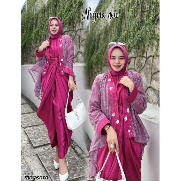 NEYRIA NEW Kaftan ikat brukat malika