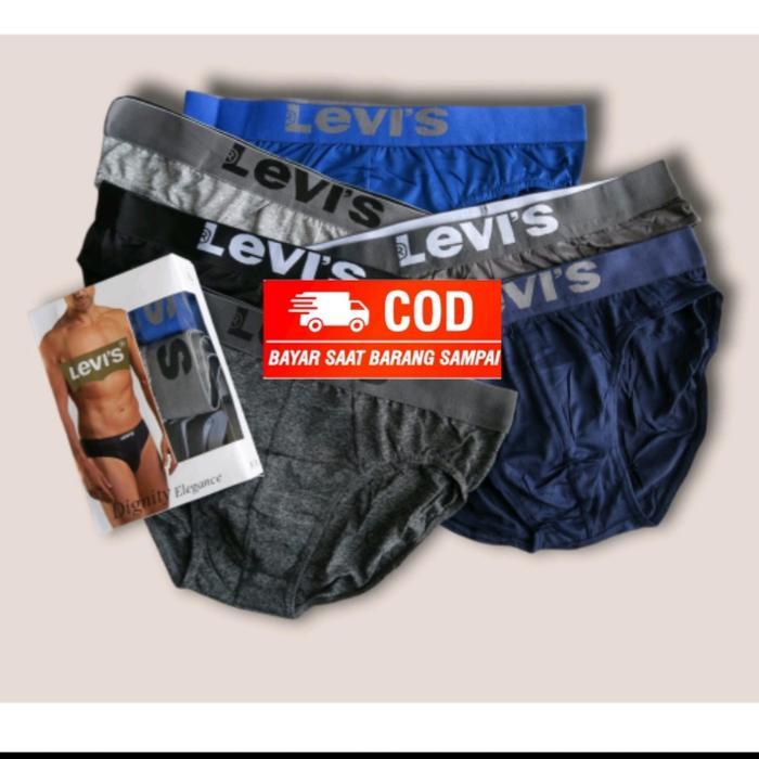 Isi 3 Pcs Celana Dalam Cowok/3 Pcs Sempak Pria/Dalaman Pria/Sempak Cowok/Cancut Pria Dewasa/Sempak M