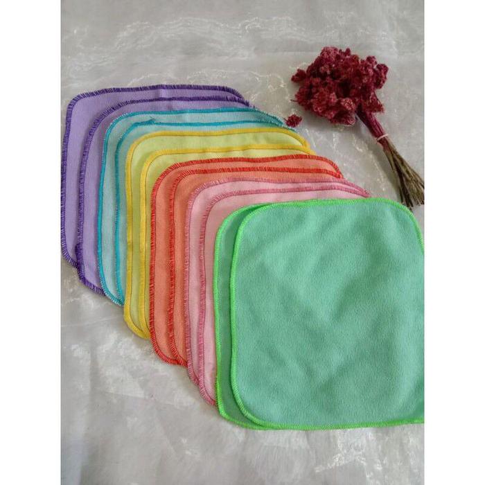 NEW (12PCS)1LUSIN SAPU TANGAN SISIR HANDUK SAPUTANGAN BONUS SISIR / SAPU TANGAN SISIR UKURAN/SIZE 19