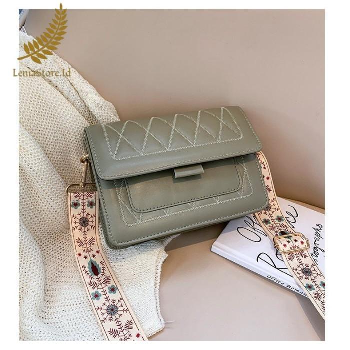 TAS SELEMPANG TALI MOTIF IMPORT WANITA CEWEK PEREMPUAN JAKARTA BATAM