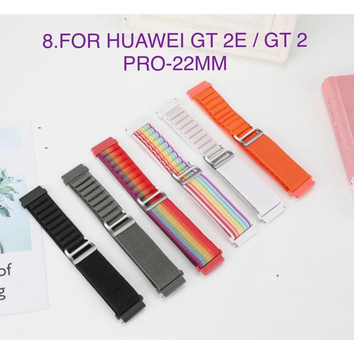 TERMURAH Starp/Tali Jam Smartwatch For Huawei GT 2e / GT 2 Pro - 22mm Nylon