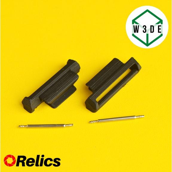 HRG DISKON Adapter Strap Casio 18mm Large ( W735H DW291H AEQ110 AQS810 AE1500 ) to NATO Strap 22mm /