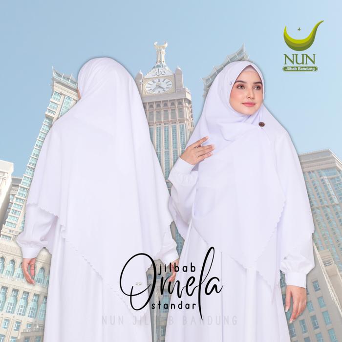 (Warna 1) Jilbab Ornela Nun Jilbab/ Jilbab Instan / Kerudung Instan / Kerudung Pet Antem / Kerudung 