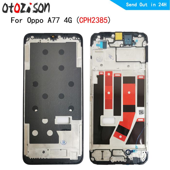 Housing Middle Frame LCD Bezel Plate Panel Chassis For Oppo A77 4G CPH2385 Phone Middle Frame For OP