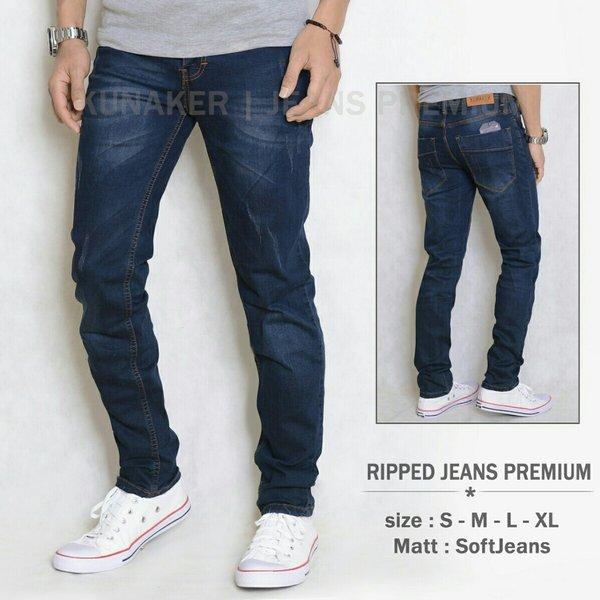 NEW Celana Panjang Jeans Sobek Bape Stussy Supreme