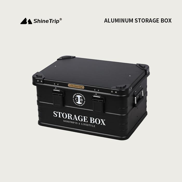 ShineTrip Outdoor Aluminum Case Camping Storage Multifunctional Waterproof Car Case Aluminum Alloy L
