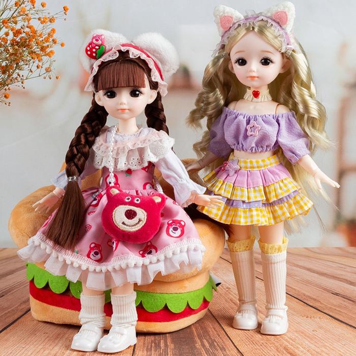 BJD Dolls BJD Dolls and Clothes Hinged Doll 13 Movable Joints Articulated Doll Girl Dress Uniform An