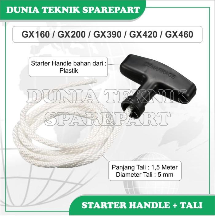 STARTER HANDLE + TALI / GRIP + TALI 5 MM GX160 GX200 GX390 GX420 GX460