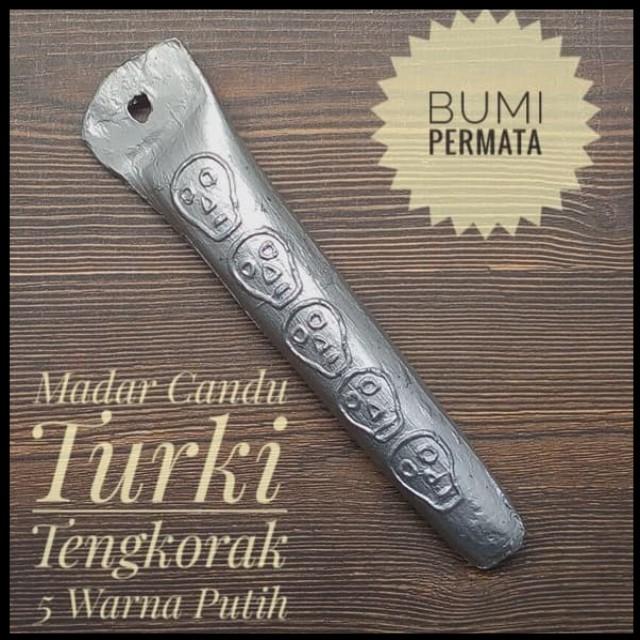 Madat Candu Turki Tengkorak 5 Warna Putih