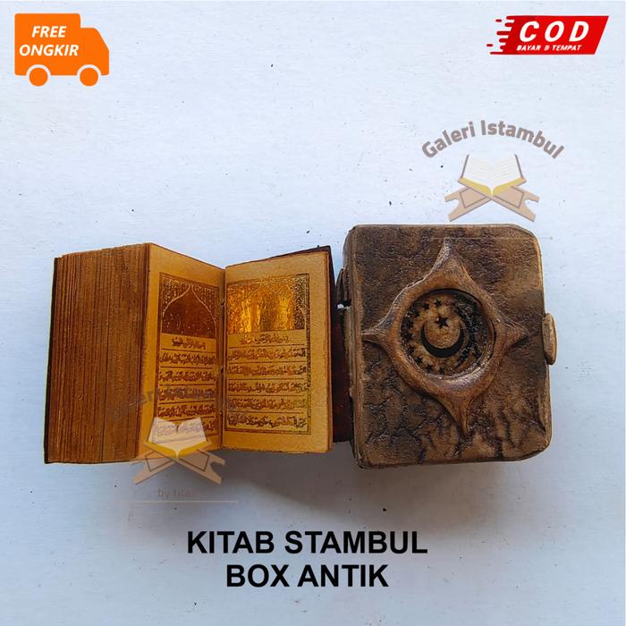 AL QURAN MINI ISTAMBUL TINTA EMAS BOX KUNO
