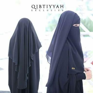 L14 Niqab Niqob Cadar Long Yaman Mat'am Qibtiyyah