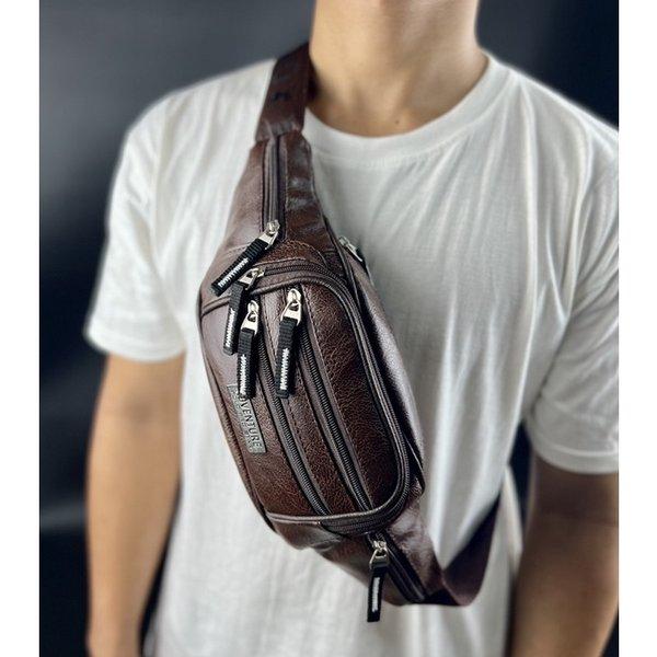 Tas Selempang Pria Resleting Tas Pinggang Tas Selempang Pria