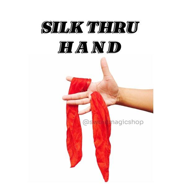 [DISKON] Alat Sulap Silk Thru Hand - The Silk - Sulap Kain Tembus Tangan - Magic Silk - Toko Sulap -