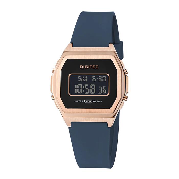 JAM WANITA DIGITEC STEEL ORI BLUE ROSE DGS-7125T DGS 7125 DIGITEC 7125