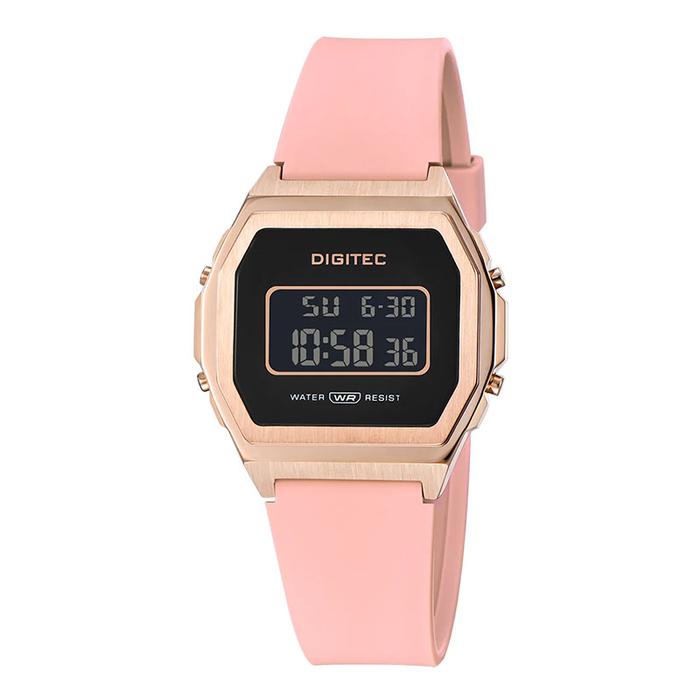 JAM WANITA DIGITEC STEEL ORI PINK ROSE DGS-7125T DGS 7125 DIGITEC 7125