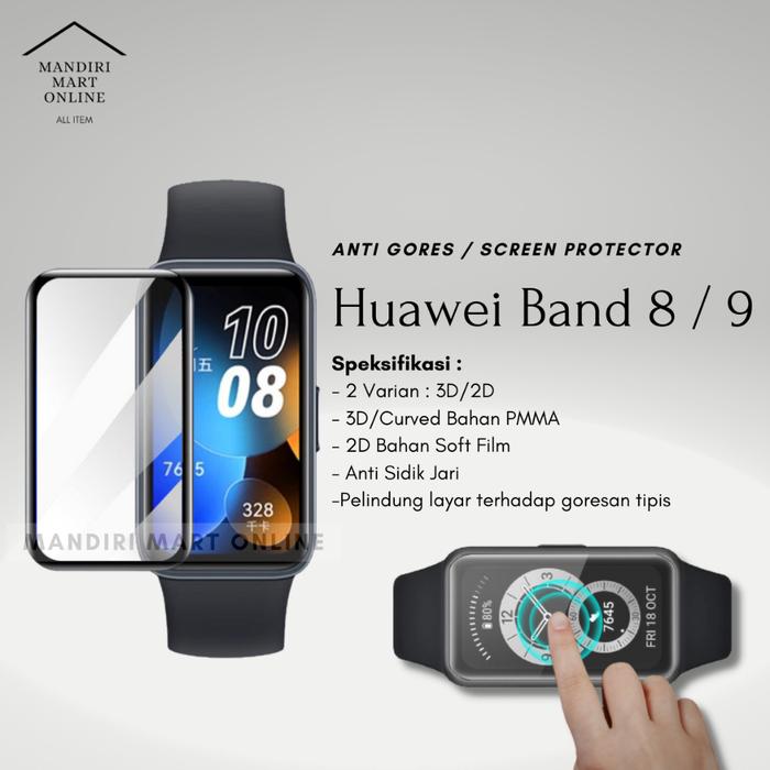 Anti Gores Huawei Band 8 3D / 2D Screen Protector Huawei Band 8 Screen Guard Huawei Band 8