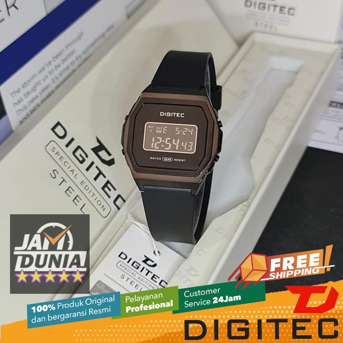 JAM WANITA DIGITEC STEEL ORIGINAL BLACK DGS-7125T DGS7125 DIGITEC 7125