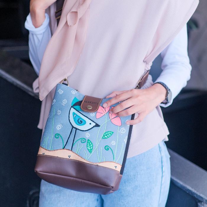 MARAWA Nara Series Tas Selempang Wanita Etnik Handmade