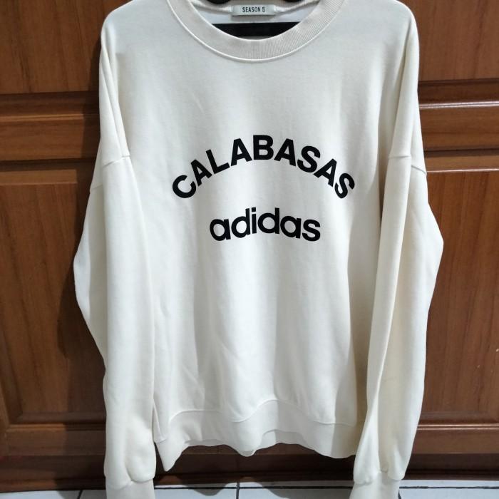 Yeezy Calabasas Season 5 Sweater Crewneck Yezzy Kanye West Cream White