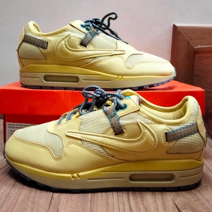 Travis Scott Airmax 1 Saturn Air Max Sneakers Sepatu Shoes Scoot