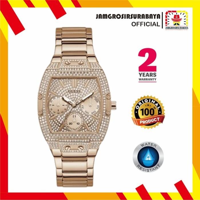 jam tangan wanita Guess GW0104L3 Stainless Steel Strap Original