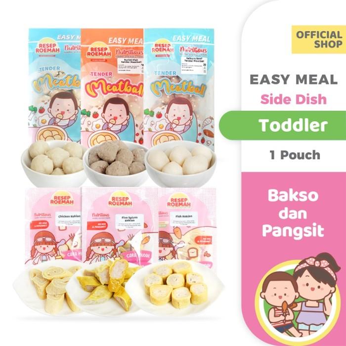 Resep Roemah / Bakso dan Pangsit untuk Anak/ Tender Meatball and Wonton for Toddler & Kids / Kids He