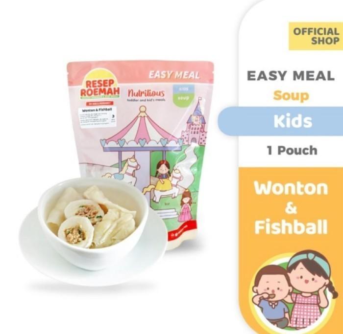Resep Roemah / Wonton & Fishball / Kids Healthy Homemade Frozen Food / No MSG