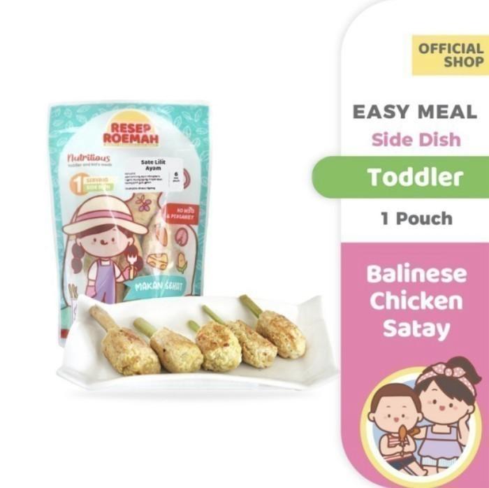 Resep Roemah / Sate Lilit Ayam / Balinese Chicken Satay / Kids Healthy Homemade Frozen Food / No MSG