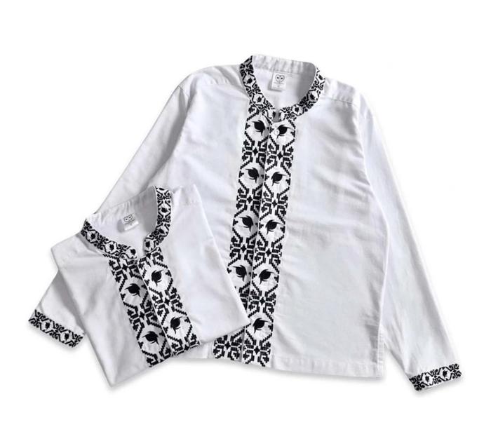 BAJU KOKO PRIA LENGAN PANJANG WARNA PUTIH DREAMBIRDS | WATCHER WHITE LS