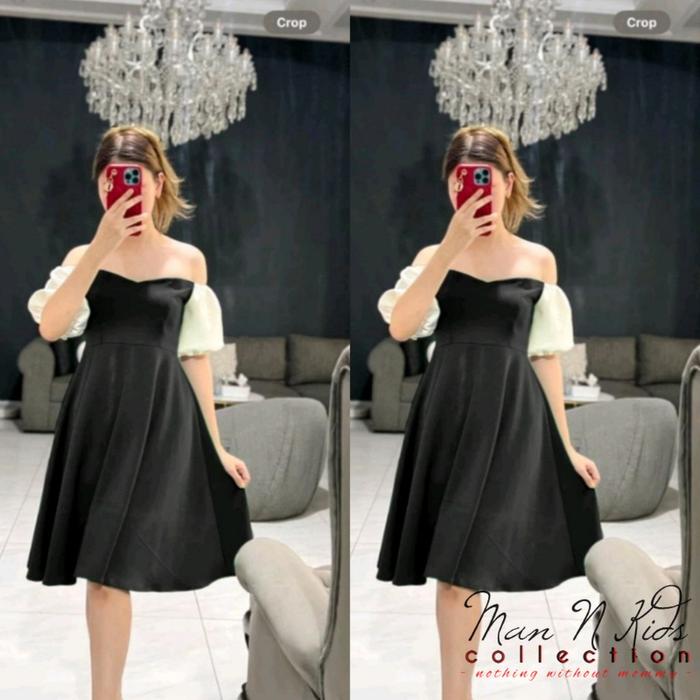 SL DRESS NATAL DEWASA & ANAK REMAJA SOHYUN SIZE M (10-15THN) - L - ST14 – DRESS PESTA - DRESS SABRIN