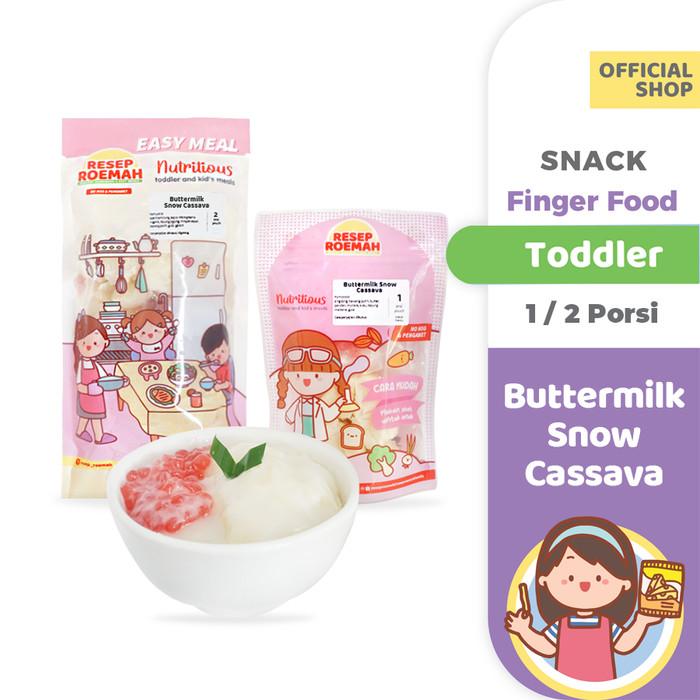 Resep Roemah / Buttermilk Snow Cassava / Singkong Salju Susu / Kids Healthy Homemade Frozen Food