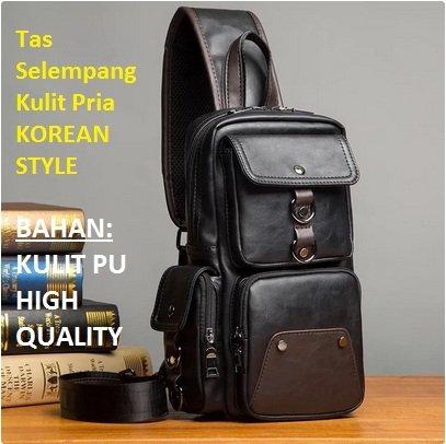 Tas Selempang Pria Kulit Tas pria Tas selempang 9852