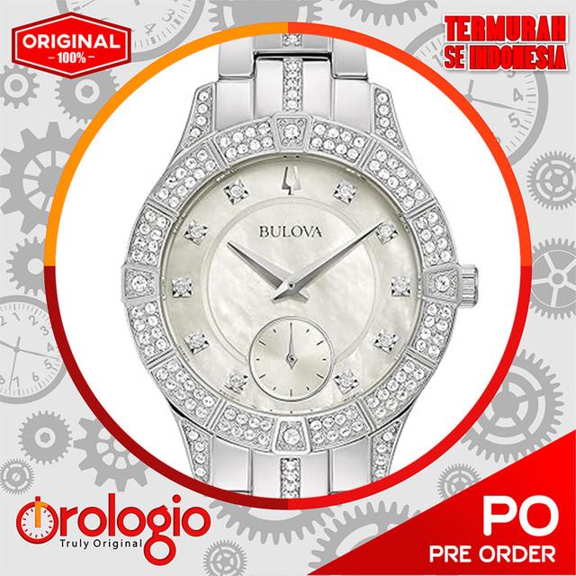 Jam Tangan Bulova Ladies Crystal Phantom Quartz Watch 96L291